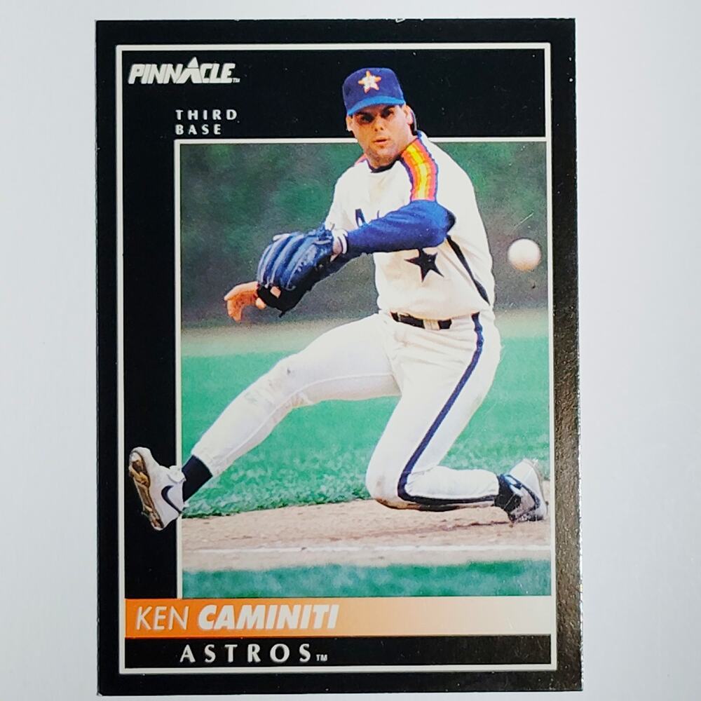 1992 Pinnacle Ken Caminiti Card #43 Houston Astros 3B VG/EX